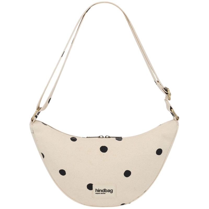 Sac banane Andrea Pois Ecru Hindbag Produit 1