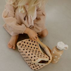 Sac à goûter isotherme Cœurs Saumon