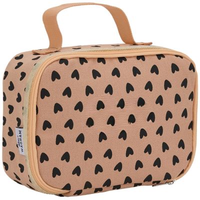 Sac à goûter isotherme Cœurs Saumon