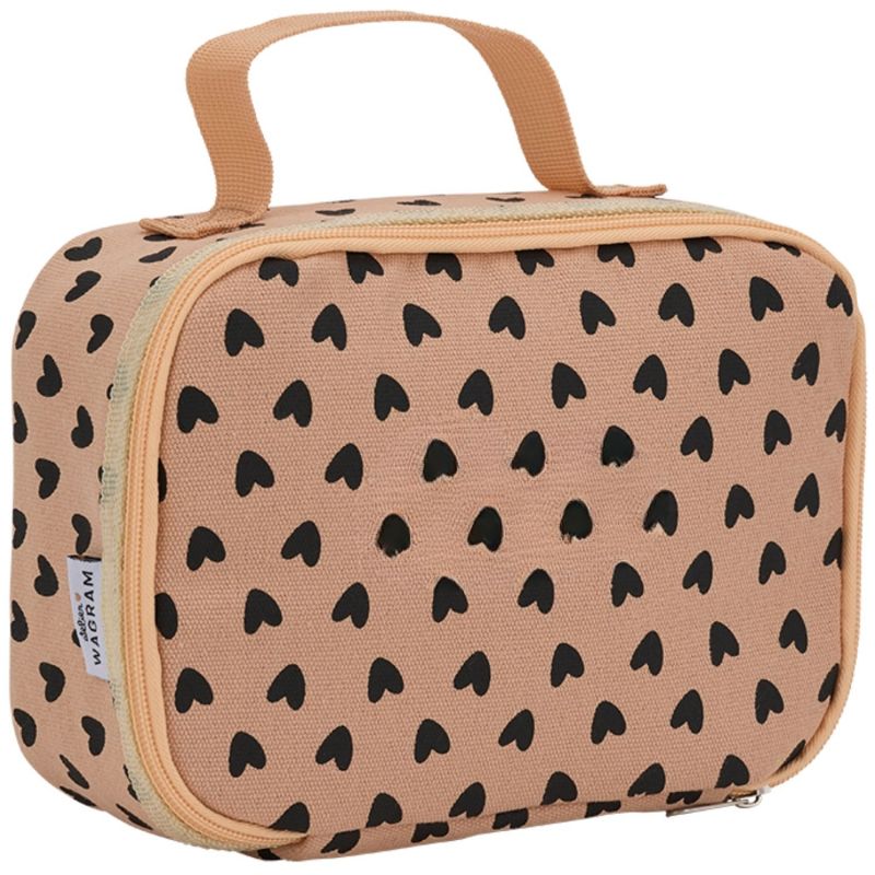Sac à goûter isotherme Cœurs Saumon Atelier Wagram Produit 1
