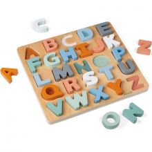 Tableau avec puzzle alphabet Sweet Cocoon  par Janod 