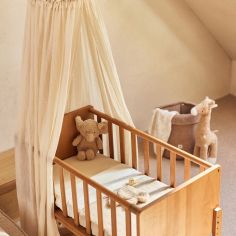 Ciel de lit Cosy Check Sand (155 cm)