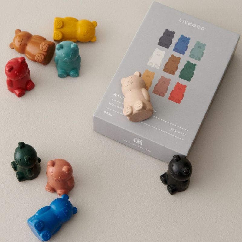 Lot de 9 crayons de couleurs Wallace Liewood Ambiance 3