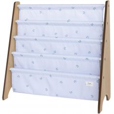 Bibliothèque en tissu recyclé Myrtilles gris - 3 sprouts