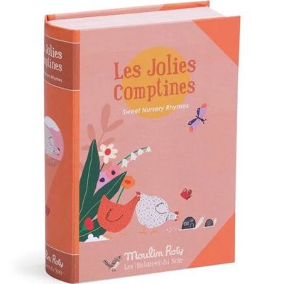 Lampe à histoires livre Les jolies comptines  par Moulin Roty