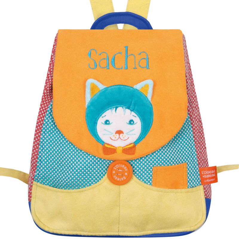 Sac à dos Tchiki Chat Malo (personnalisable) L'oiseau bateau