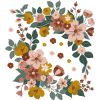 Stickers muraux Blooming Ornaments (70 x 64 cm) - Lilipinso