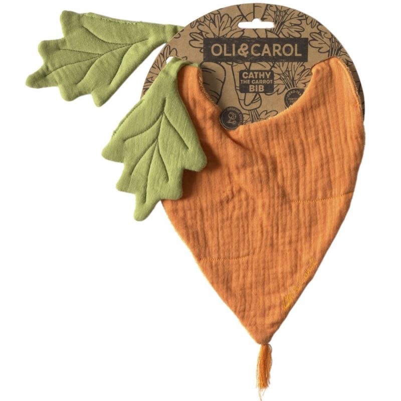 Bavoir Cathy la carotte Oli & Carol Packaging 8