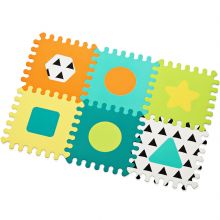 Tapis d'activités puzzles formes texturées  par Infantino