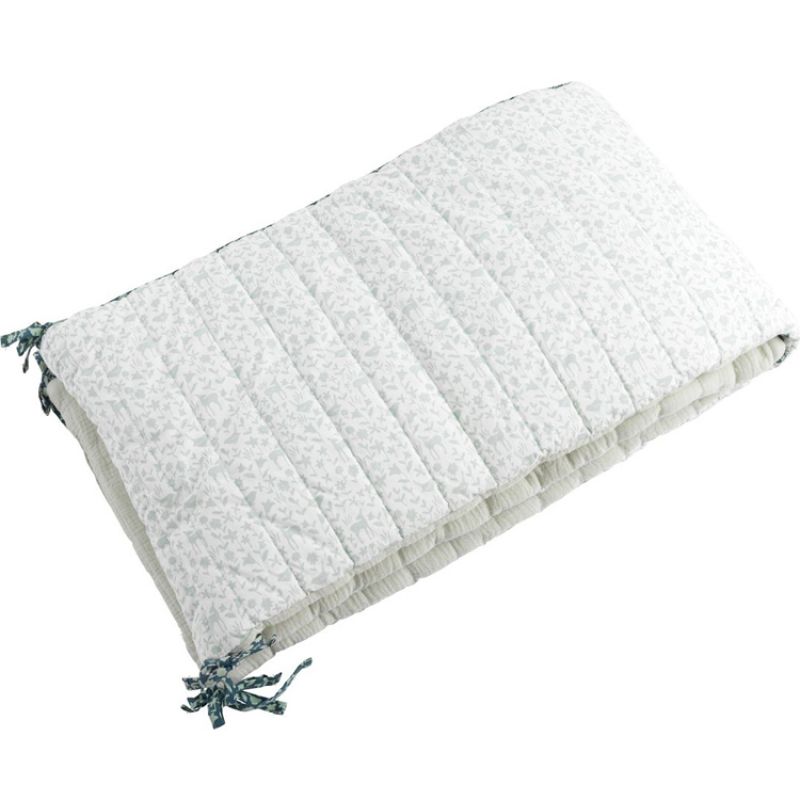 Tour de lit tilleul Promenons-nous (pour lits120 x 140 cm et 140 x 70 cm) Sauthon