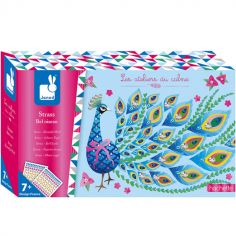 Cartes créatives Strass Bel oiseau Les ateliers du calme - Janod 