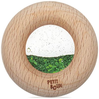 Hochet sensoriel Calm Donut verte