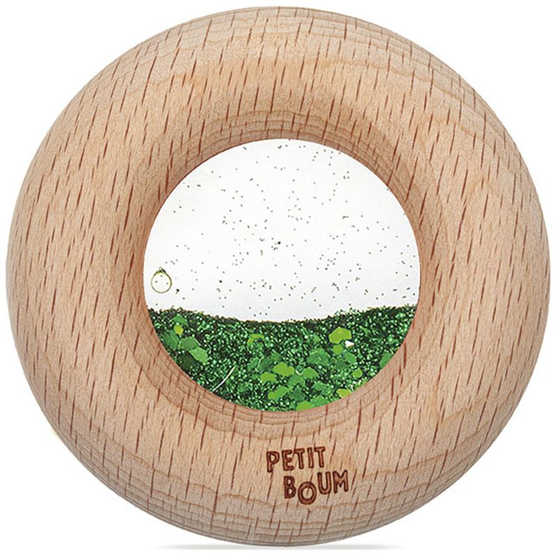 Hochet sensoriel Calm Donut verte Petit Boum Produit 1
