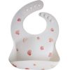 Bavoir à poche en silicone Sea Shells Ivory - Mushie