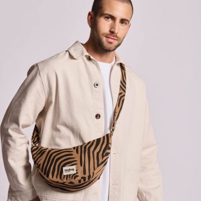 Sac banane Andrea Zèbre Cannelle