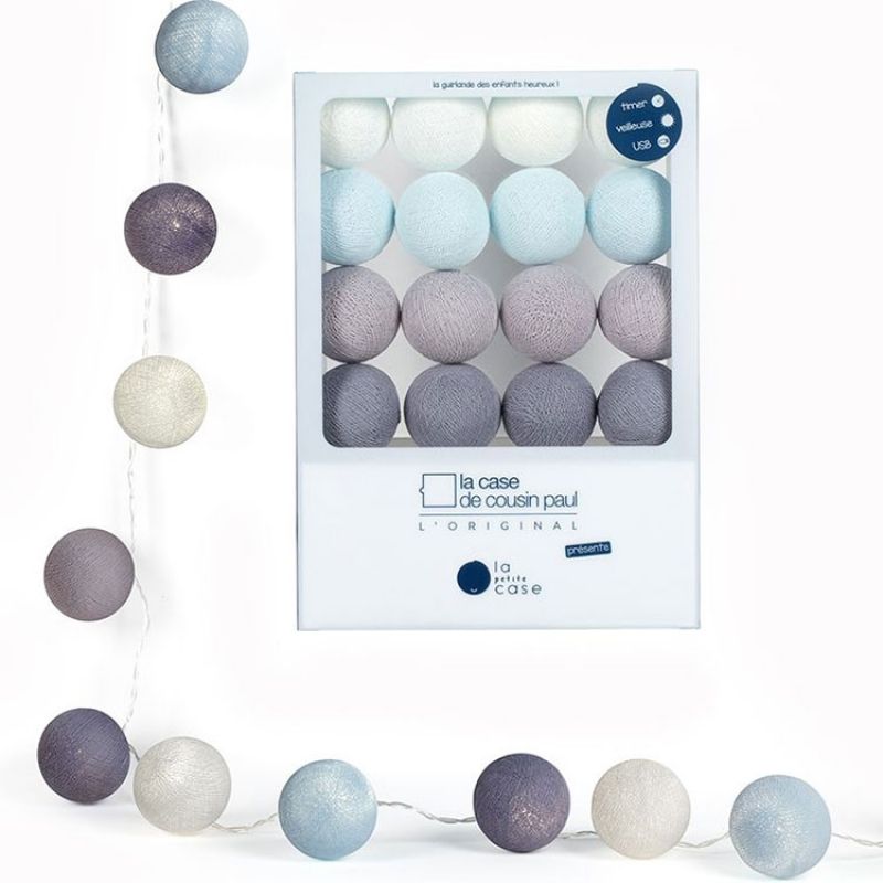 Coffret guirlande lumineuse fonction veilleuse La petite case Léo La case de cousin paul