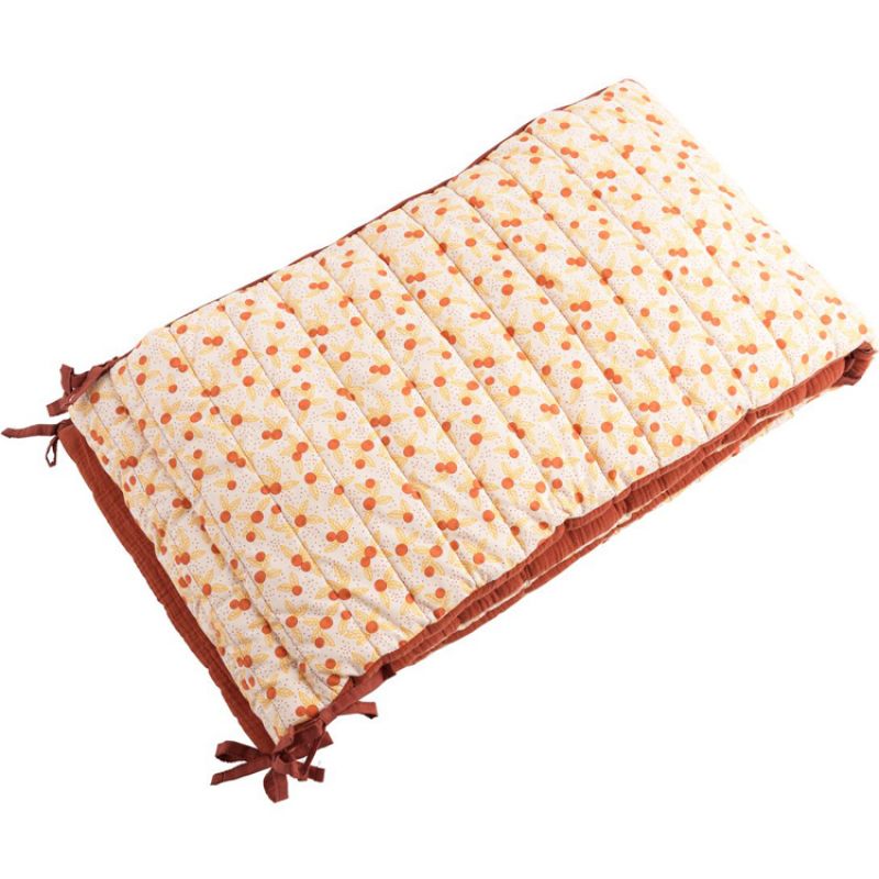 Tour de lit terracotta Esmée (pour lits 120 x 60 cm ou 140 x 70 cm) Sauthon