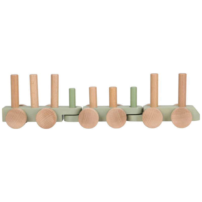 Train à blocs en bois Safari Friends Little Dutch Produit 5