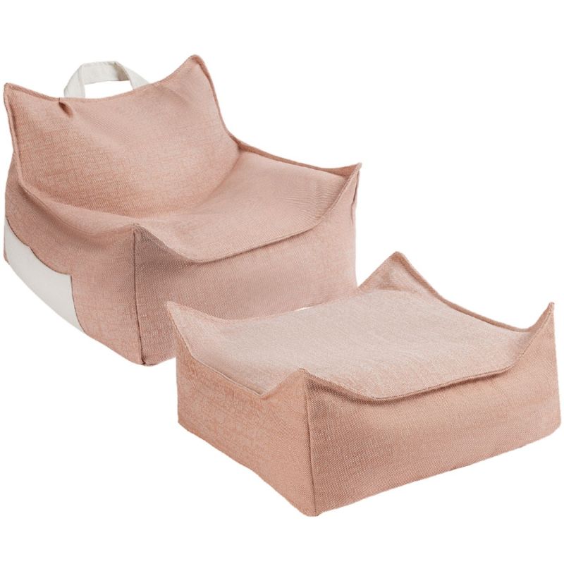 Fauteuil pouf et repose-pieds Seashell Outdoor Wigiwama Produit 1