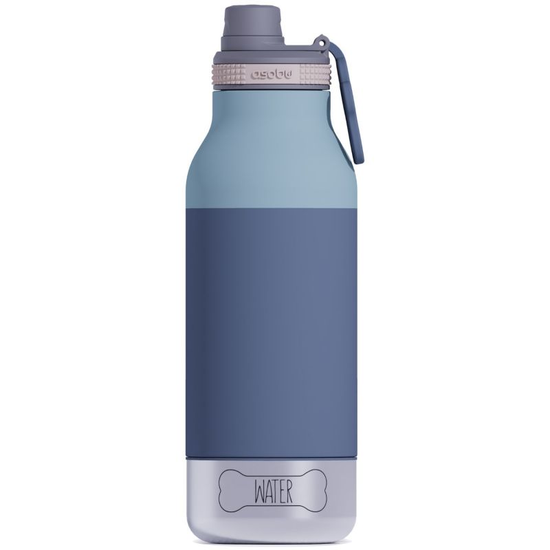 Gourde pour chien 3 en 1 Buddy Pastel Blue (1 litre) Asobu Produit 1