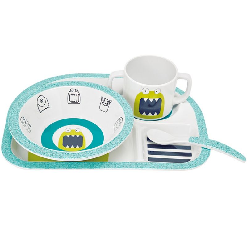 Coffret repas Monstres (4 pièces) Lässig