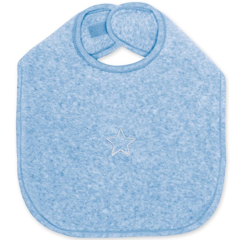 Bavoir à velcro Stary bleu shade à points (37 cm) Bemini