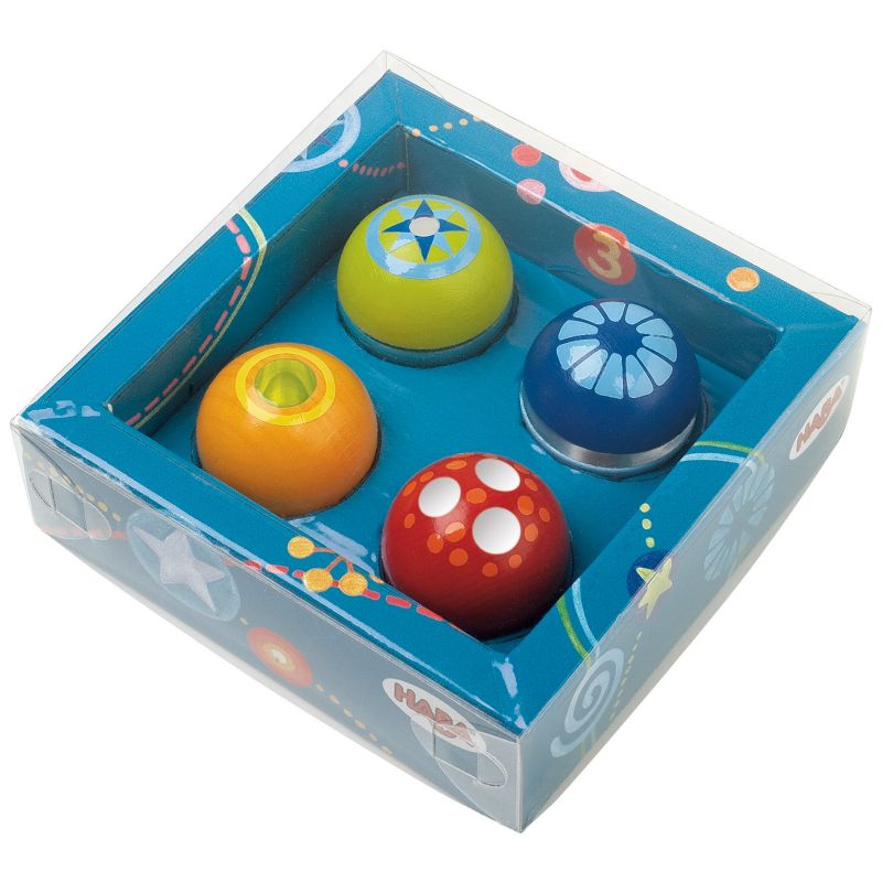 Lot de 4 boules découverte Haba