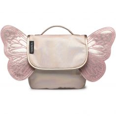 Sac à dos papillon irisé rose - Caramel & Cie