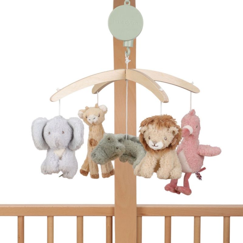 Mobile musical en bois Safari Friends Little Dutch Produit 2
