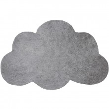 Tapis coton nuage gris (64 x 100 cm)  par Lilipinso