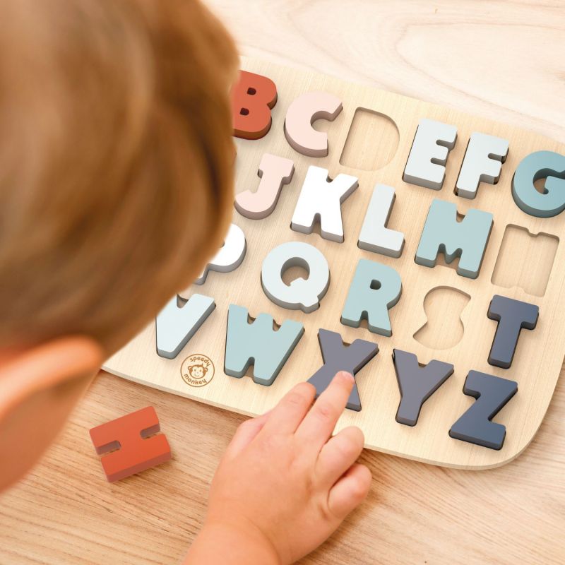 Puzzle des formes Alphabet Speedy Monkey Ambiance 2