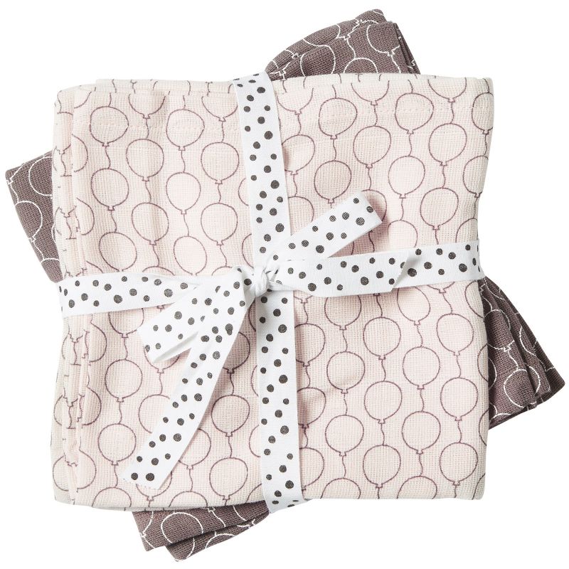Lot de 2 langes Ballon rose (70 x 70 cm) Done by Deer
