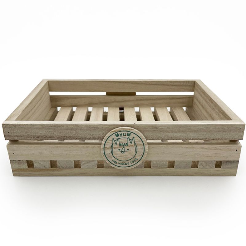 Mini cagette en bois pour hochets fruits et légumes (20 cm) MyuM