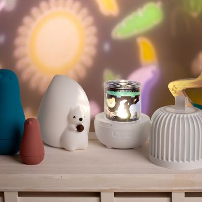 Veilleuse tactile en silicone Ecureuil Peanut avec télécommande