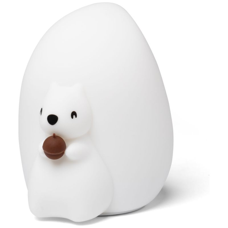 Veilleuse tactile en silicone Ecureuil Peanut avec télécommande Little L Produit 1