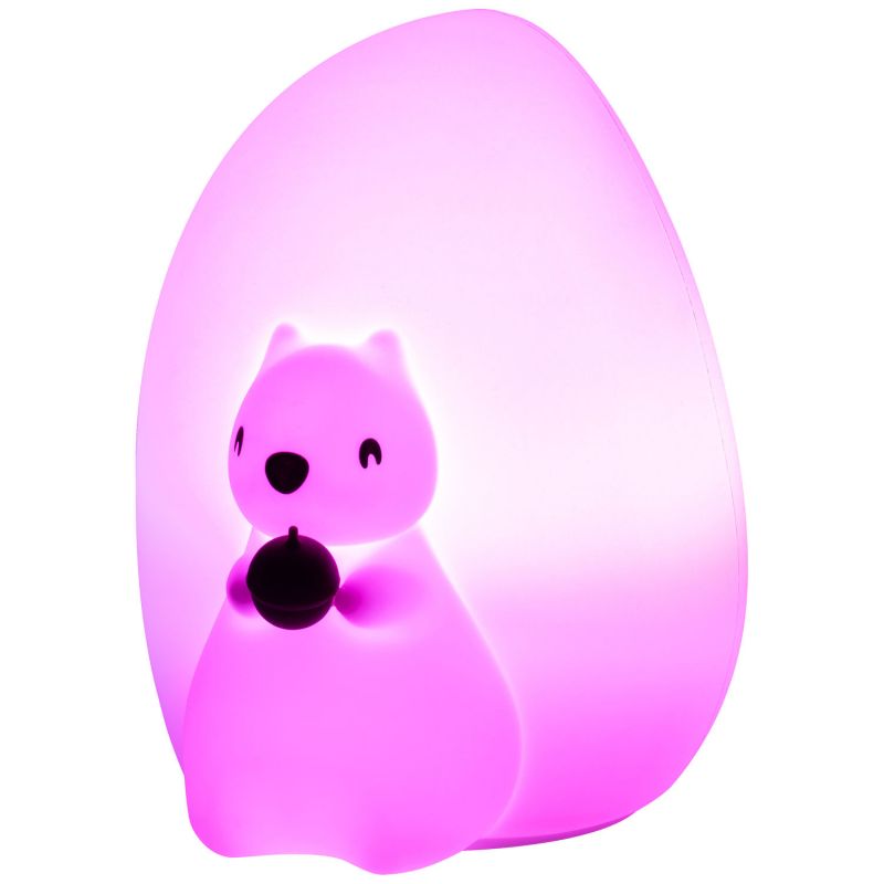 Veilleuse tactile en silicone Ecureuil Peanut avec télécommande Little L Produit 3