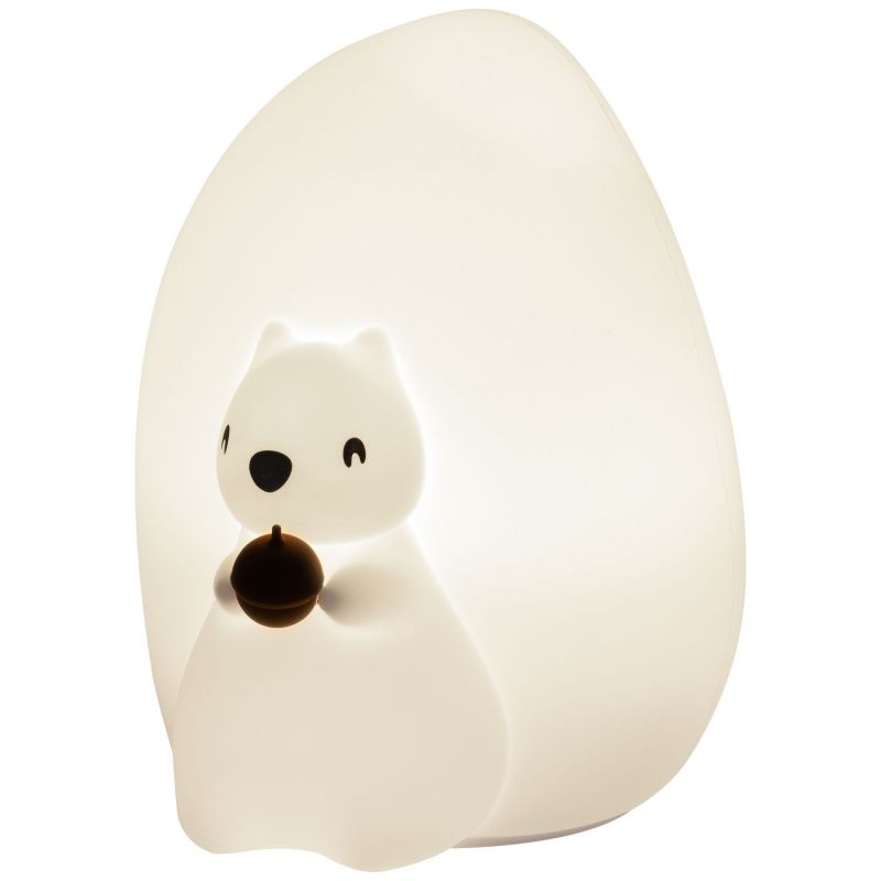 Veilleuse tactile en silicone Ecureuil Peanut avec télécommande Little L Produit 4