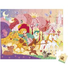 Puzzle Princesse et carrosse (54 pièces)  par Janod 