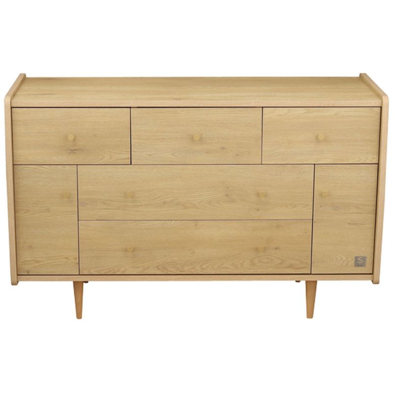 Commode buffet 5 tiroirs et 2 portes My Love Sauthon mobilier Produit 1