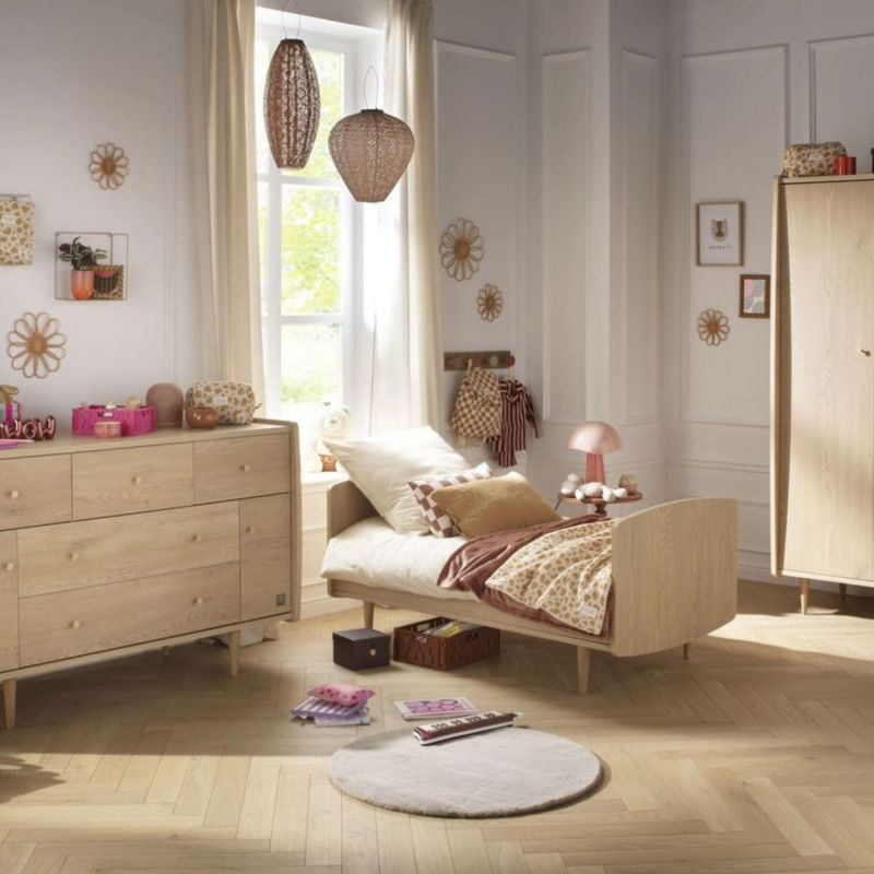 Commode buffet 5 tiroirs et 2 portes My Love Sauthon mobilier Ambiance 6