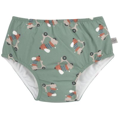 Maillot de bain couche Scooter et Chien vert (13-18 mois)