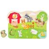 Puzzle à boutons animaux de la ferme Hape Produit 1
