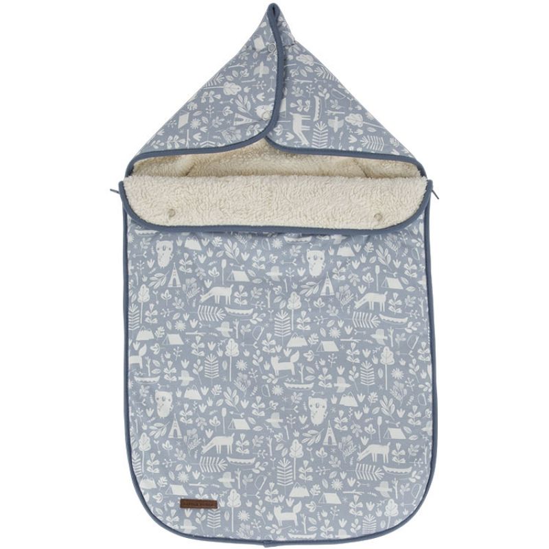 Nid d'ange passe sangle Adventure blue (95 x 108 cm) Little Dutch