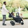 Poussette quadruple noir Childhome Ambiance 3