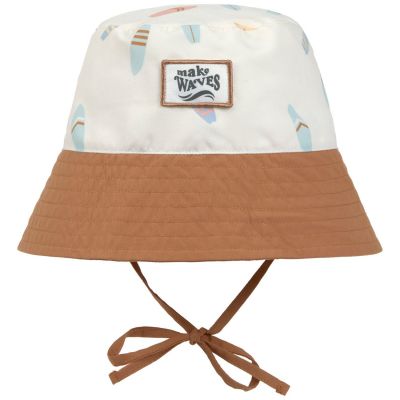 Bob anti-UV Planches de surf écru (3-6 ans)