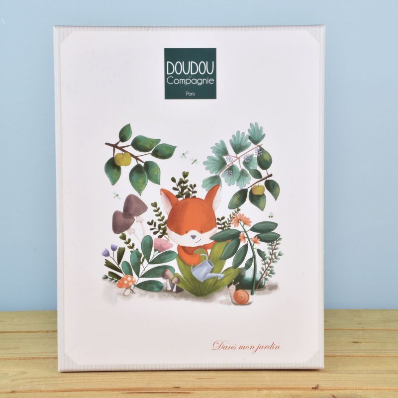 Doudou plat Romarin Le Renard (27 cm) Doudou et Compagnie Packaging 5
