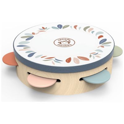 Tambourin en bois Speedy Monkey