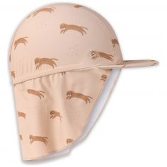 Casquette anti-UV Léopard brun (2-4 ans) - Swim Essentials
