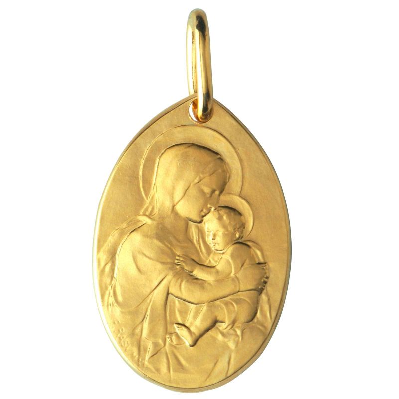 Médaille Baptême de Rasumny recto-verso (or jaune 750°) Monnaie de Paris