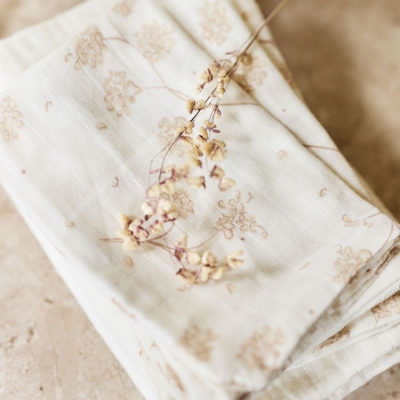 Lot de 3 langes en gaze de coton Leafy Dreams (70 x 70 cm) - Reconditionné Jollein Produit 7